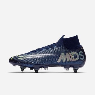 Ghete Fotbal Nike Mercurial Superfly 7 Elite MDS SG-PRO Anti-Clog Traction Soft-Ground Dama Albastri